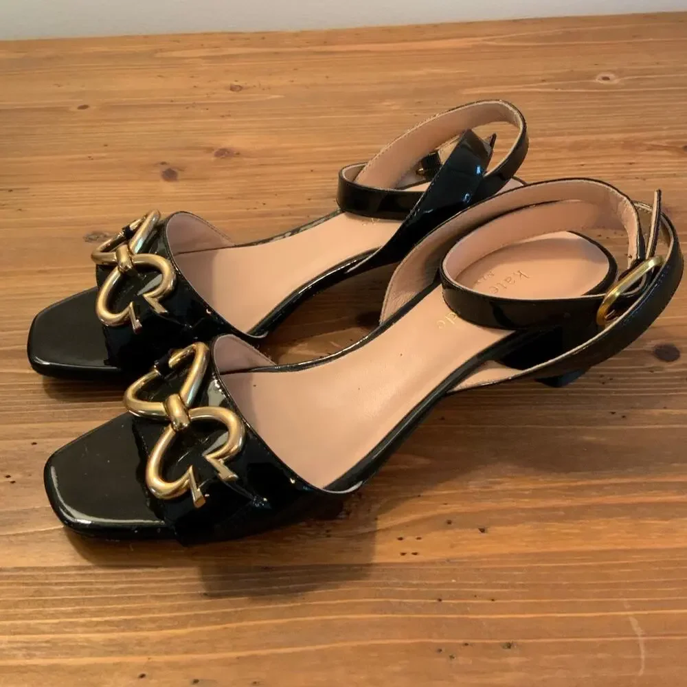 Kate Spade Lagoon Spade Chain‎ Sandals size 5.5 - Picture 6 of 7